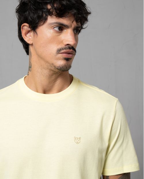 Camiseta manga corta con puma estampado para hombre