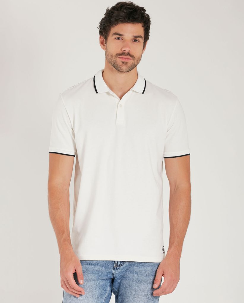 Camisa tipo polo clásica para hombre