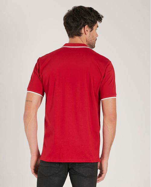 Camisa tipo polo clásica para hombre