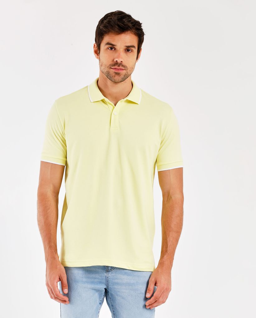 Camisa tipo polo clásica para hombre