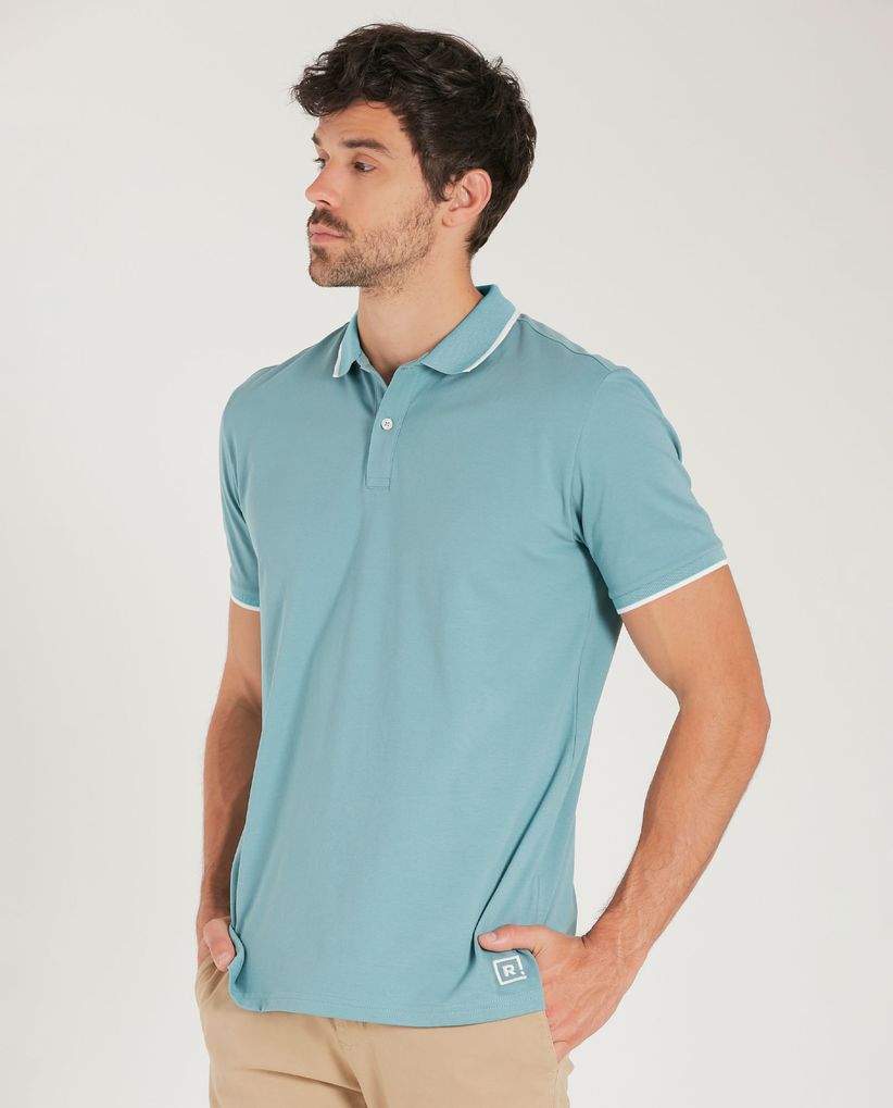 Camisa tipo polo clásica para hombre