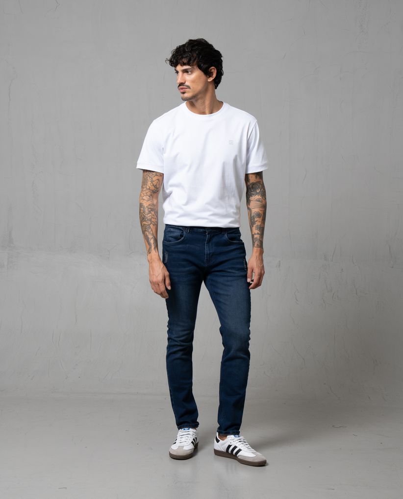 Jean Slim cinco bolsillos para hombre