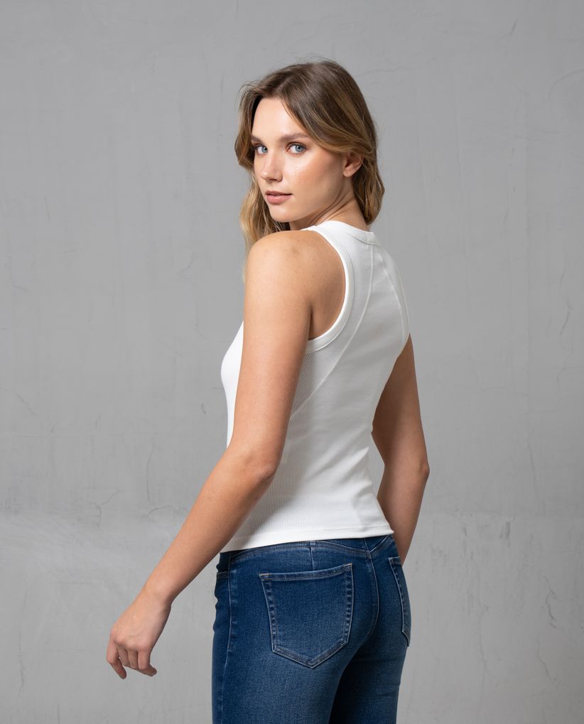 Camiseta tipo esqueleto para mujer