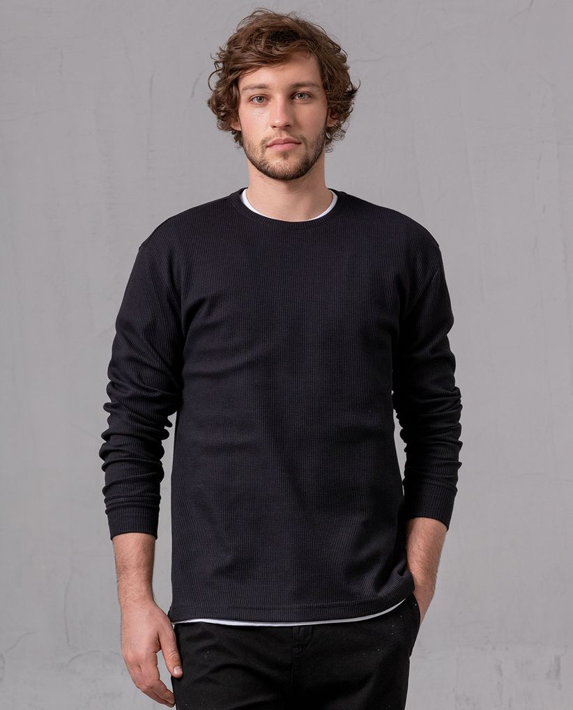 Camibuso con textura para hombre