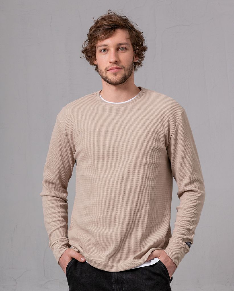 Camibuso con textura para hombre