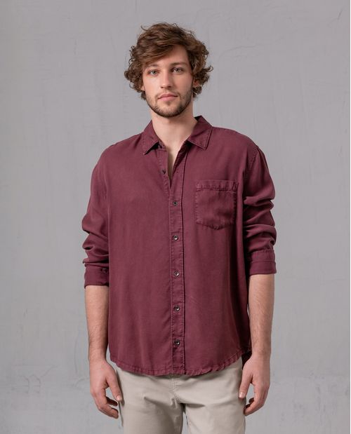 Camisa manga larga para hombre