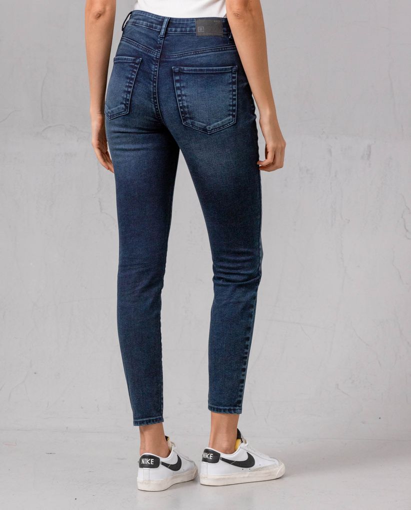 Jean Jegging tono azul oscuro para mujer