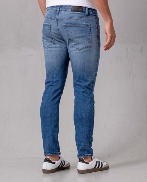 Jean Slim con mini desgastes localizados para hombre