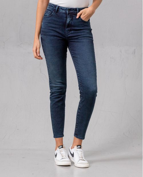Jean Jegging tono azul oscuro para mujer
