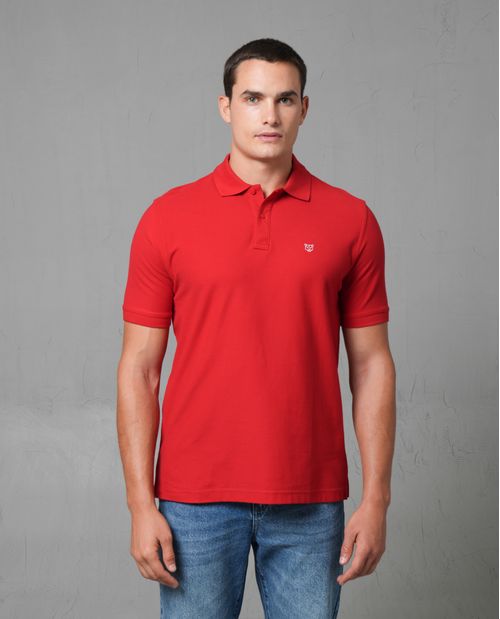 Polo en tejido piqué para hombre