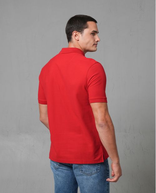 Polo en tejido piqué para hombre