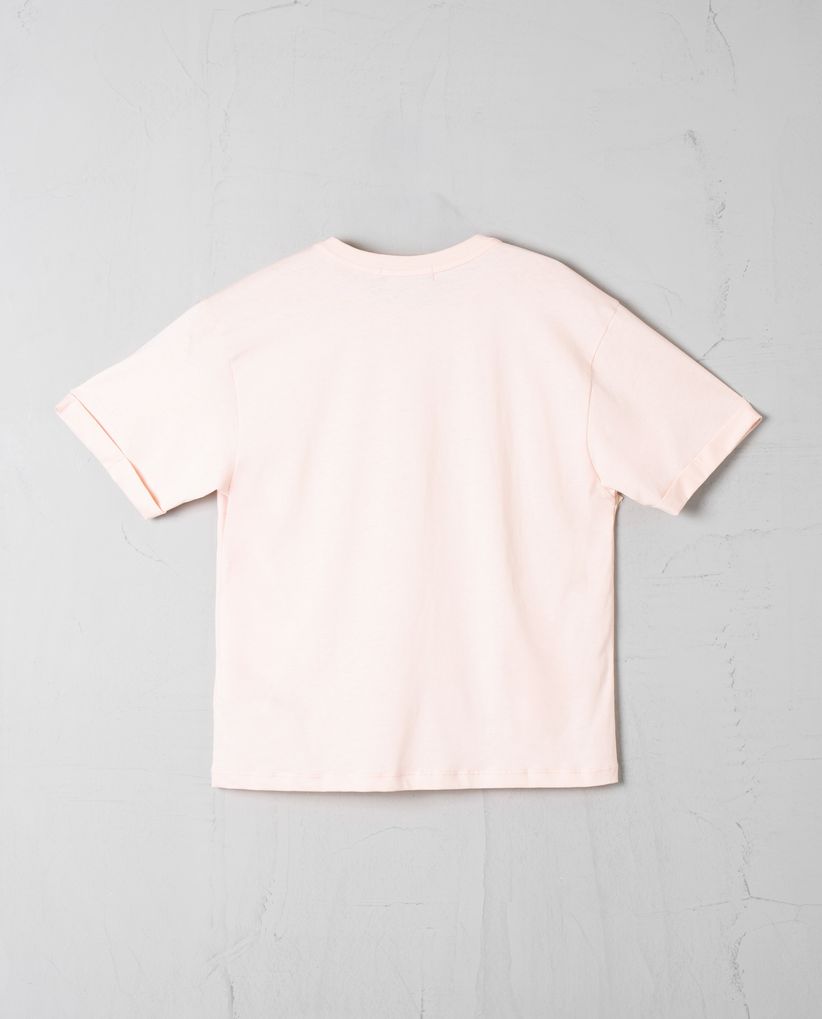 Camiseta básica con puma estampado para mujer