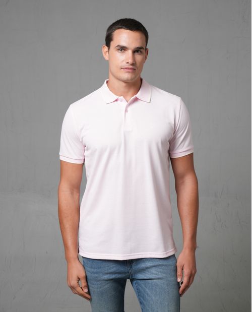 Polo manga corta con puma estampado para hombre