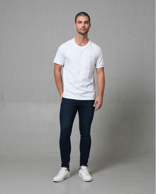 Jean Super Slim azul oscuro para hombre