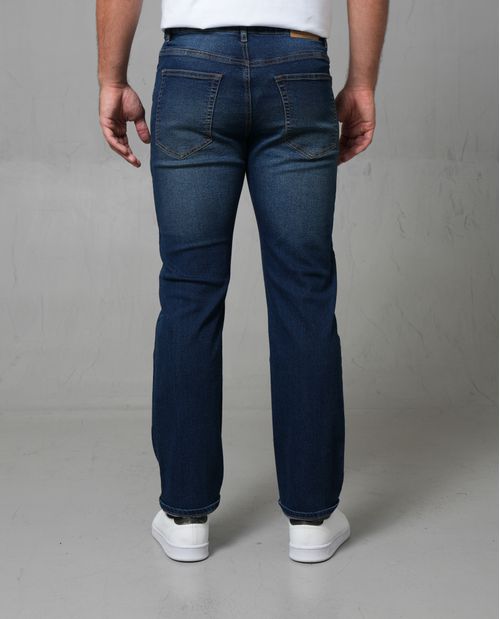 Jean Classic tono medio con iluminaciones para hombre