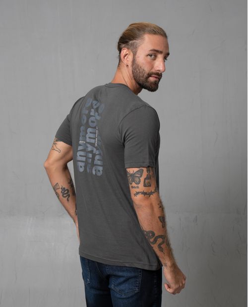 Camiseta básica manga corta para hombre