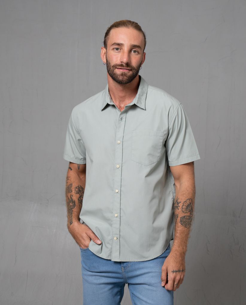 Camisa manga corta para hombre