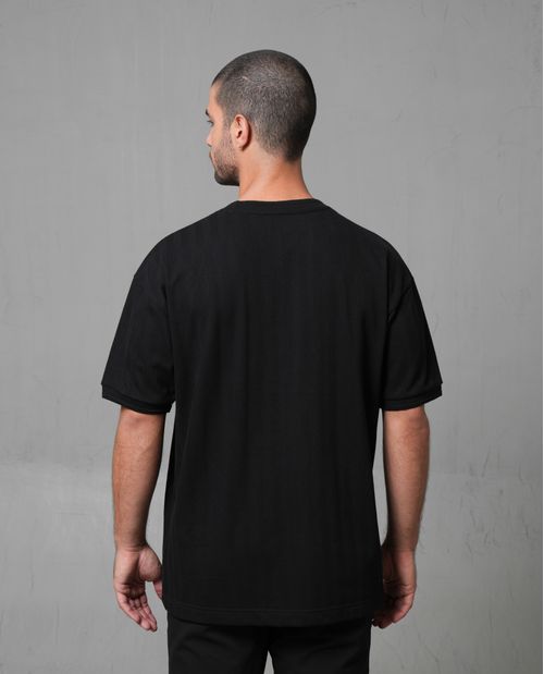 Camiseta oversize texturizada para hombre