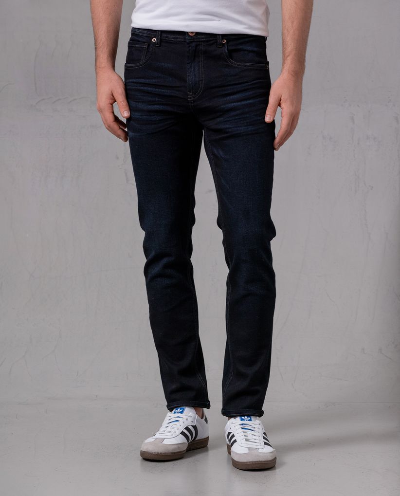 Jean Slim oscuro para hombre