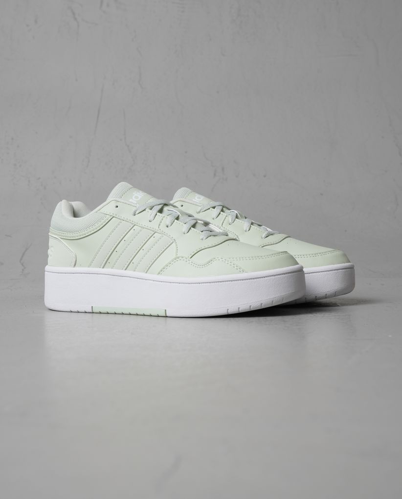 Tenis Adidas Hoops 3.0 verde para mujer