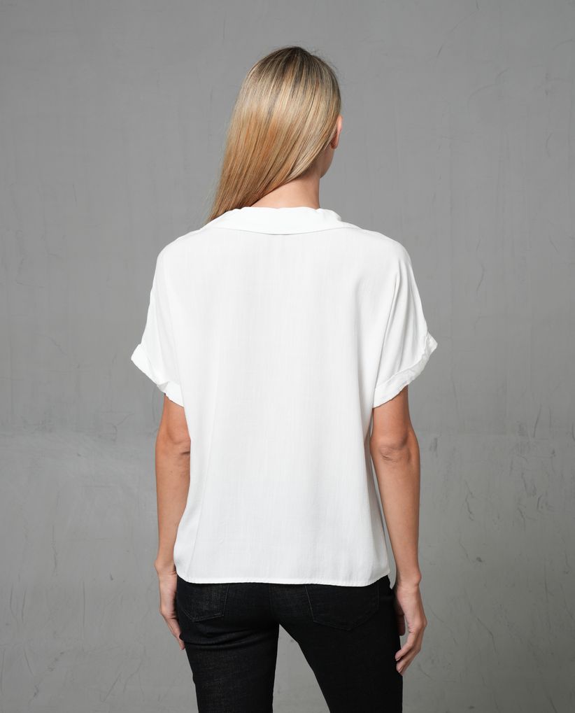 Camisa manga corta para mujer