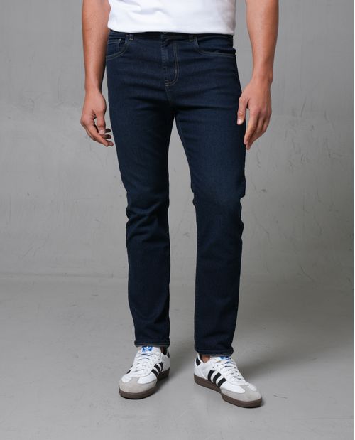Jean Slim tono oscuro para hombre