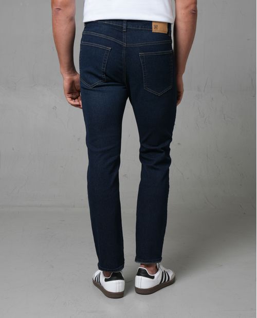 Jean Slim tono oscuro para hombre