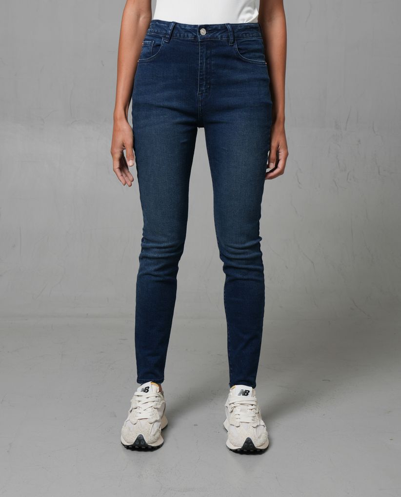 Jean Jegging tono medio para mujer