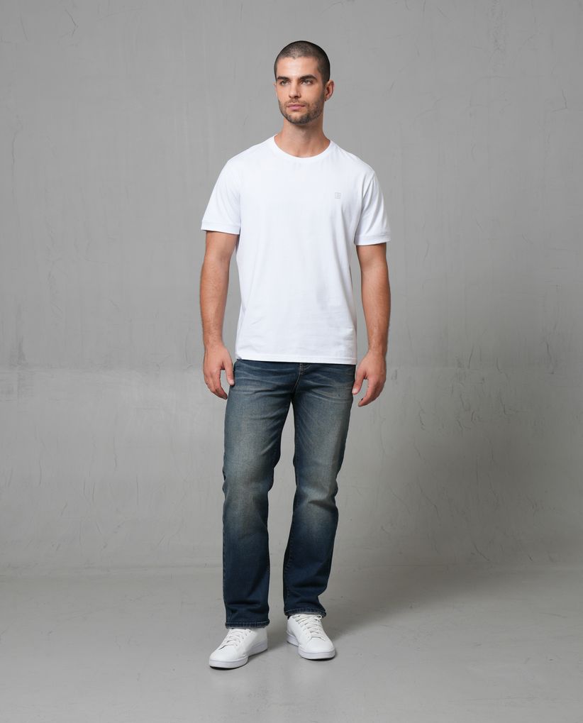 Jean Classic con efecto envejecido para hombre