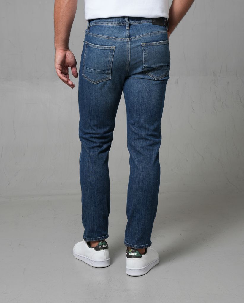 Jean Slim con mini raspones para hombre