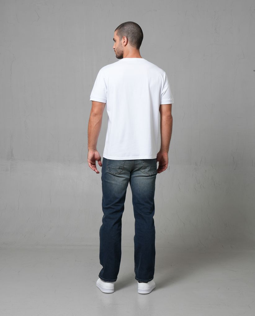 Jean Classic con efecto envejecido para hombre