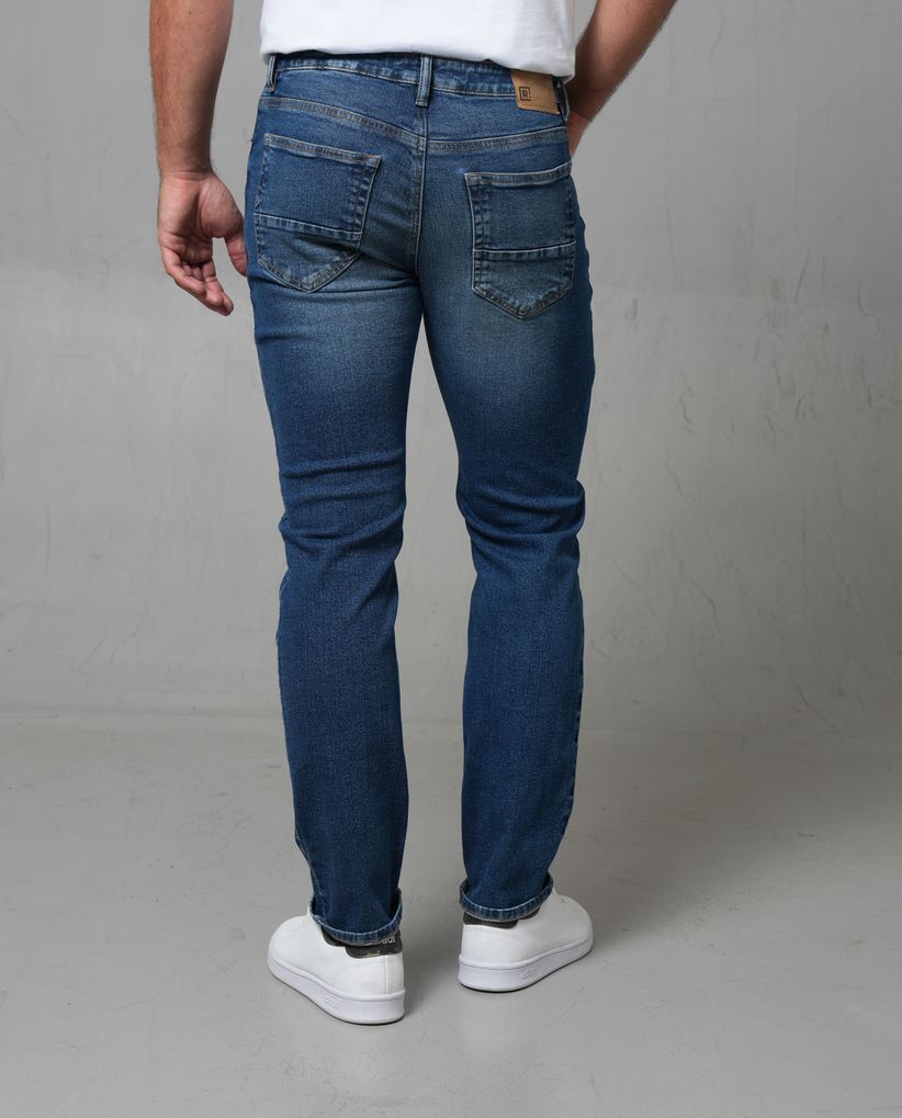 Jean Classic tono medio para hombre
