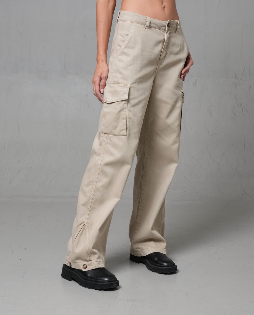 Pantalón Cargo amplio para mujer