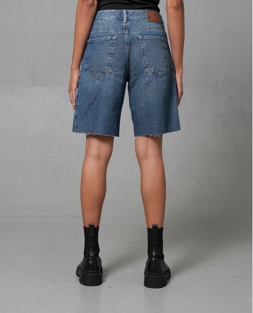 Short amplio tono medio para mujer