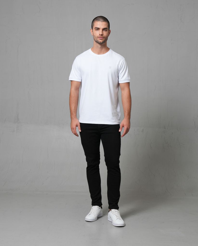 Jean Slim con cierres decorativos para hombre