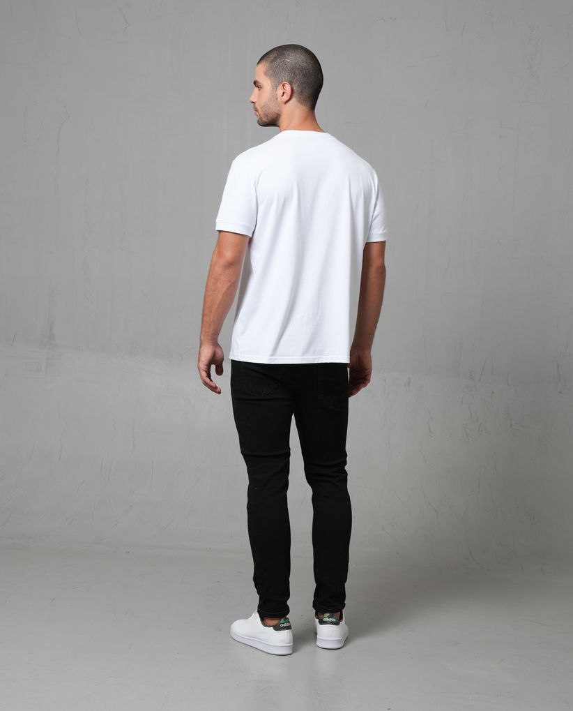 Jean Slim con cierres decorativos para hombre