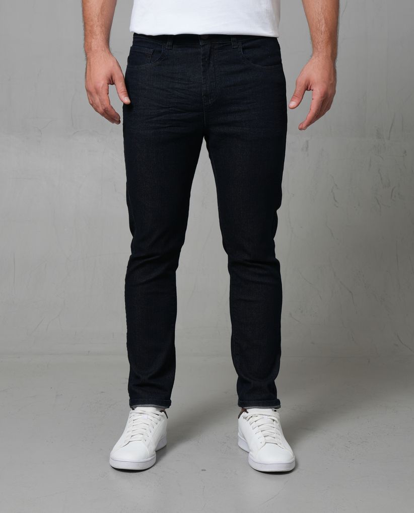 Jean Slim tono oscuro para hombre