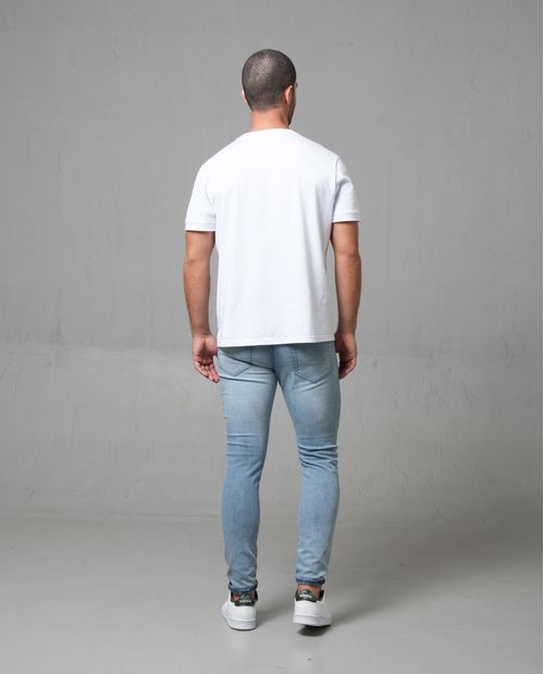 Jean Super Slim tono claro para hombre