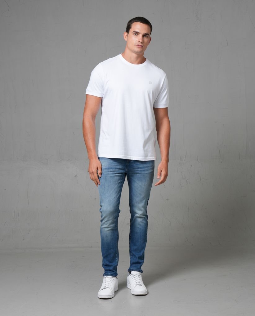 Jean Slim con iluminaciones para hombre