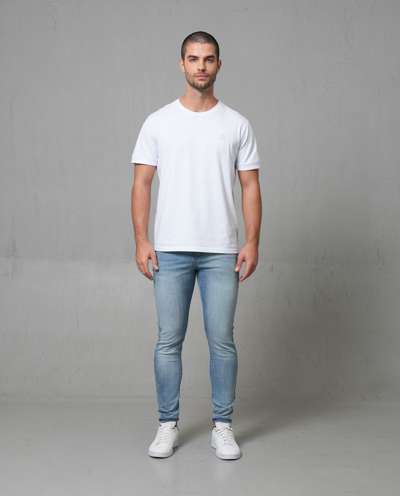 Jean Super Slim tono claro para hombre
