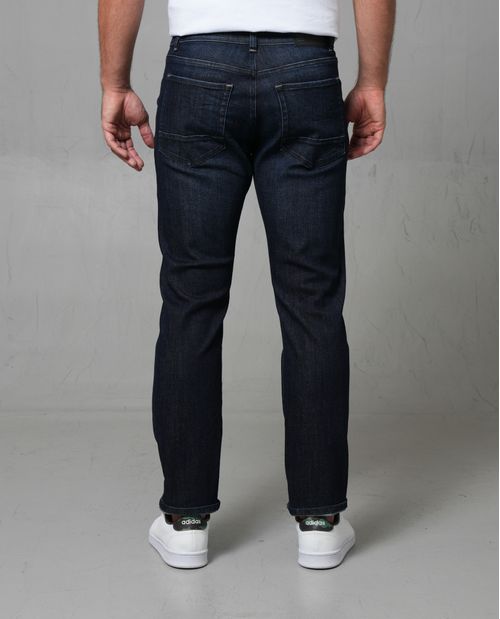 Jean Straight de tono oscuro para hombre