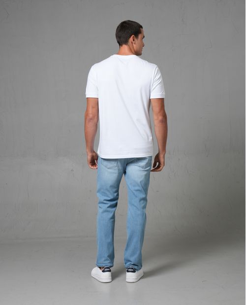 Jean Classic tono claro con iluminaciones para hombre