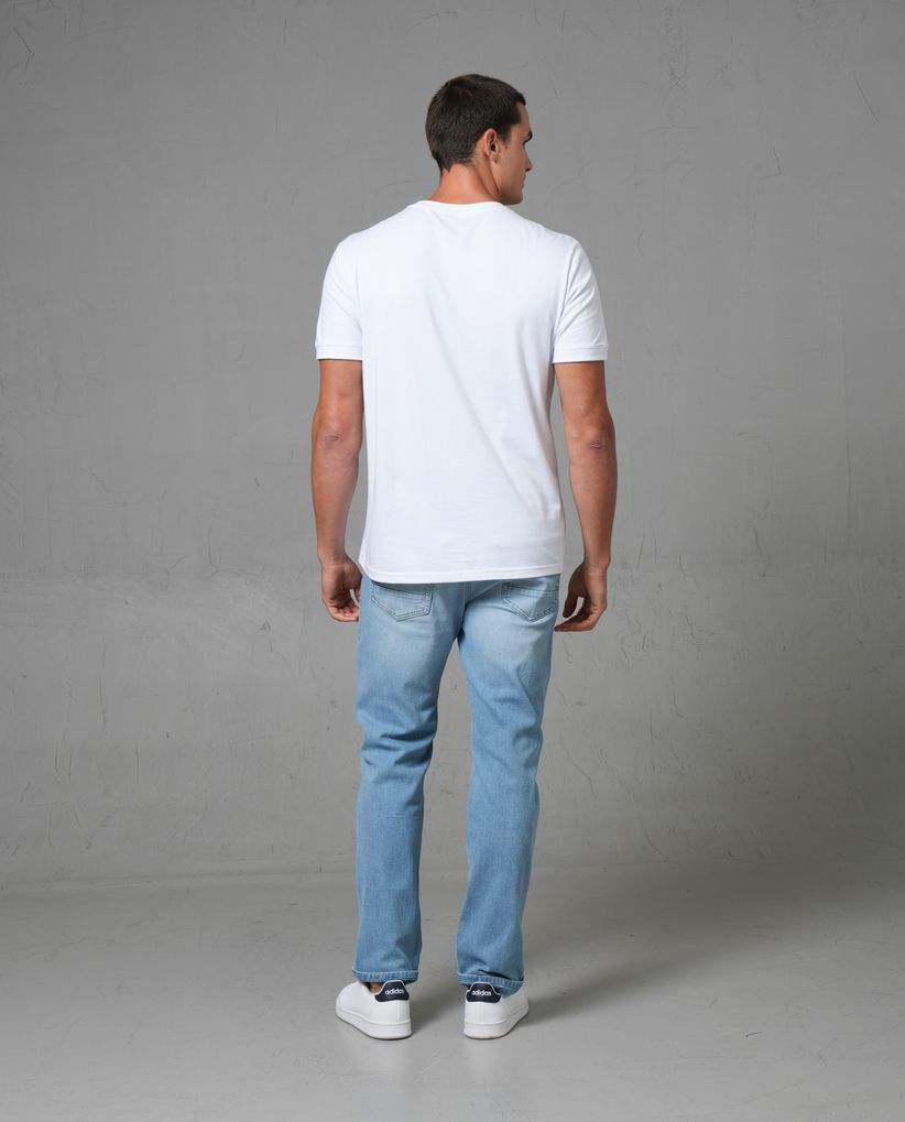 Jean Classic tono claro con iluminaciones para hombre