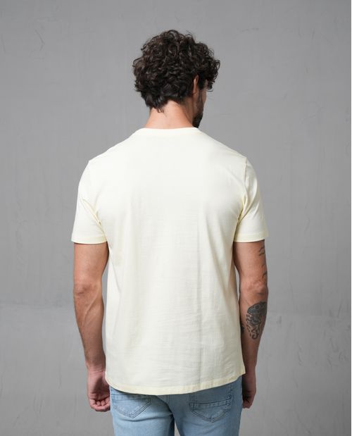 Camiseta manga corta con puma estampado para hombre