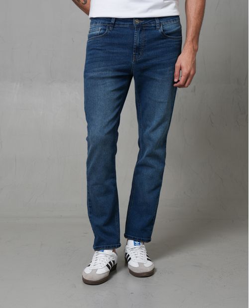 Jean Straight cinco bolsillos para hombre