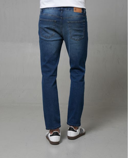 Jean Straight cinco bolsillos para hombre