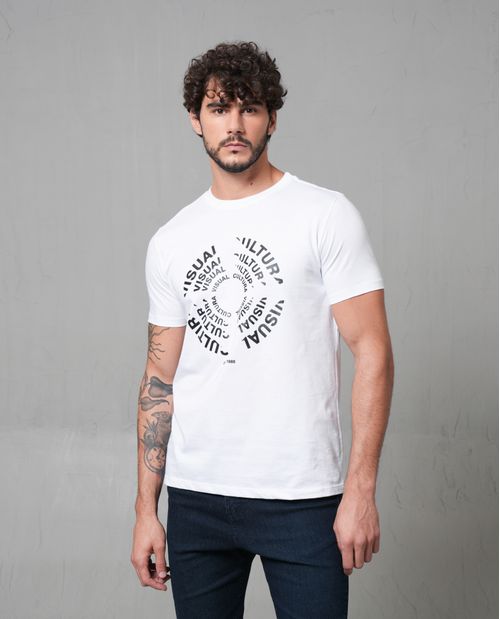 Camiseta cuello redondo para hombre