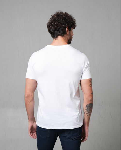 Camiseta cuello redondo para hombre
