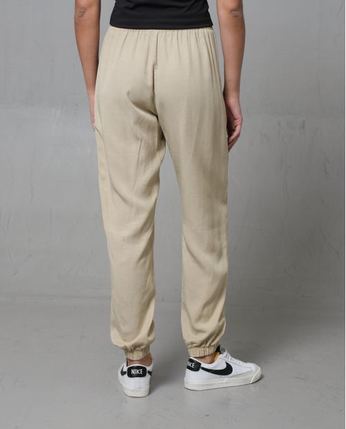 Pantalón Jogger con pretina y bota elástica para mujer