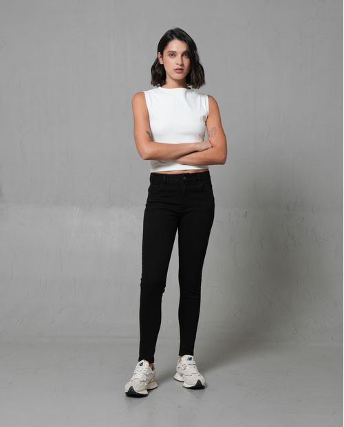 Jean magic up ajustado para mujer